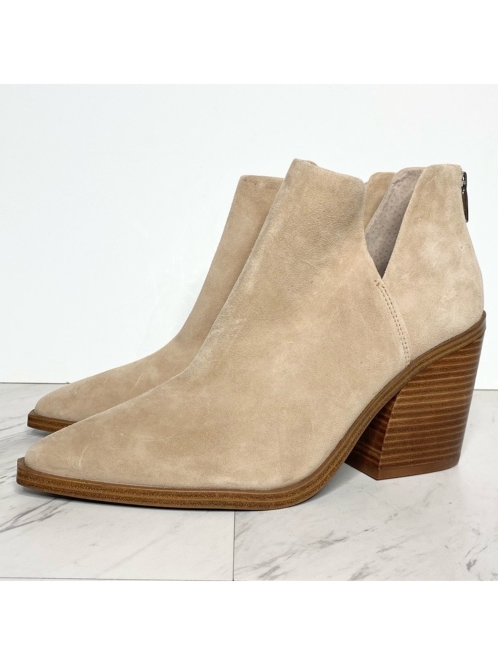 Vince Camuto Gigietta Tan Suede Bootie 11M